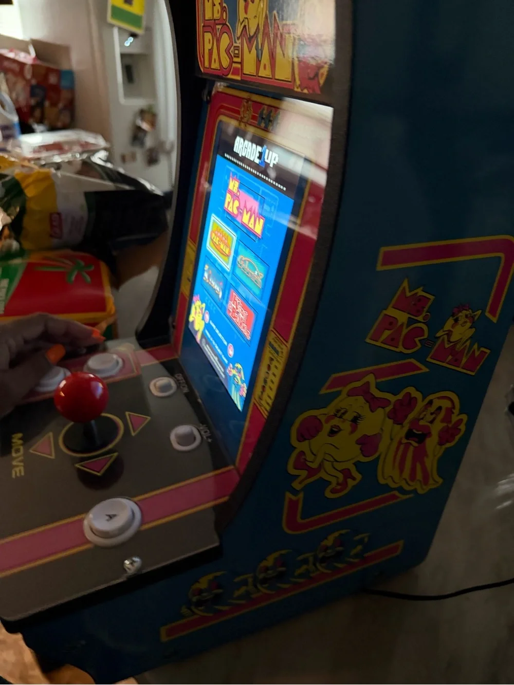 Arcade Classic Miss Pac-Man Arcade Machine - Pink/Blue (tabletop)